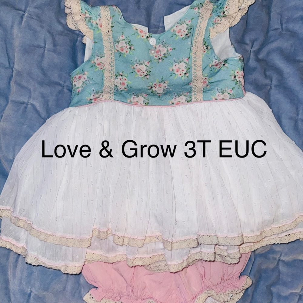 Love & Grow Floral Kids Matching Set